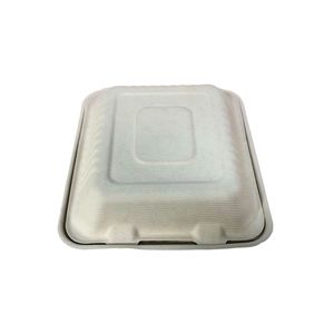 Manluen Food Pack eco-friendly <span class=keywords><strong>cibo</strong></span> <span class=keywords><strong>da</strong></span> <span class=keywords><strong>asporto</strong></span> imballaggio <span class=keywords><strong>cibo</strong></span> compostabile rettangolo biodegradabile contenitore a conchiglia - Product Image 3