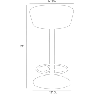 Caymus Counter <b>Stool</b> Wood and Iron/Steel Durable High Bar <b>Stool</b> for Home Bar & <b>Dining</b> Room - Product Image 3