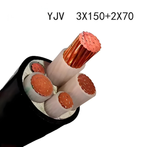 Câble en cuivre basse tension à cinq conducteurs avec isolation et gaine en PVC, 0,6 KV, pour usage en bâtiment - Product Image 2