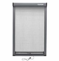 RG Invisible Fly Insect Resistencia Pantalla retráctil Ventana Rollo Pantalla Ventana Horizontal Moderna Aleación de aluminio Interior