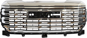 Pièces extérieures de carrosserie OEM Pièces de rechange Pare-chocs avant Chrome Noir Grille supérieure pour <span class=keywords><strong>GMC</strong></span> <span class=keywords><strong>Sierra</strong></span> 1500 2023 2024 2022 - Product Image 5