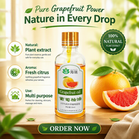 Huile de Pamplemousse Naturelle en Gros pour Massage Lymphatique, Soins Corporels et Diffuseur d'Aromathérapie