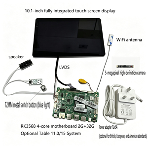 หน้าจอสัมผัส IPS TFT ขนาด 10.1 นิ้ว พร้อมเมนบอร์ด RK3568 อินเทอร์เฟซ MIPI/LVDS ความละเอียด 1280x800 ความสว่าง 300cd/m² จอ LCD - Product Image 4