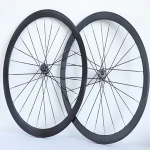 Pas cher 700c cassé moulin à vent bande 30/40MM cadre haut frein à disque vélo de route 6 Palin dégagement rapide six ding jeu de roues