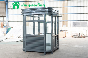 Junyaoding Cabine de sécurité en acier préfabriquée portable personnalisée Petite cabane extérieure Cabine de billetterie Cabine de garde Maisons conteneurs - Product Image 5