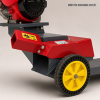 Nouvelle Hacheuse à Fourrage Mobile 168 7.0HP à Essence avec Grande Trémie, Coupe Uniforme, Capacité 1 Tonne/Heure pour Alimentation des Vaches, Moutons et Chèvres