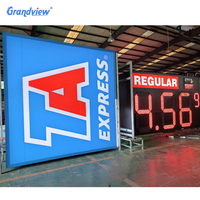Pantalla LED Programable para Exteriores a Todo Color, Pantalla Publicitaria RGB, Letrero Digital Impermeable para Torre de Señalización