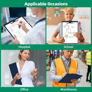 A4 Nhựa Clipboard Với Low-Key Kim Loại Clip Treo Văn Phòng Học Tập Clipboard Thư Mục Xách Tay Bằng Văn Bản Hội Đồng Quản Trị Cho Sinh Viên - Product Image 3