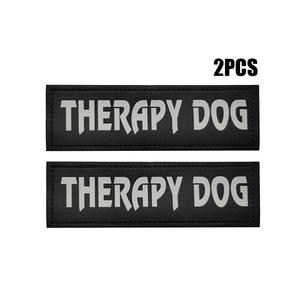 ナイトライトアイアンオンフェルトPU環境にやさしい手作り動物ベストカラーバッジサービス犬トレーニング中 - Product Image 4