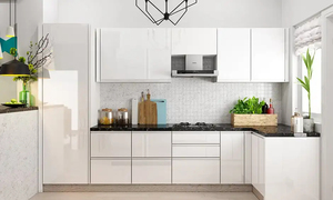 Vermonhouzz – Quincaillerie de cuisine entièrement blanche sur mesure, axée sur l'hygiène, et <span class=keywords><strong>hotte</strong></span> de cuisine en bois pour projets de villas et d'hôtels - Product Image 3