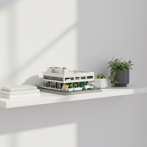 Juguetes de Construcción de Edificios Emblemáticos, Villa Savoye de París, Francia, Vista de la Calle, Juguete Educativo de Bloques de Construcción de Plástico ABS, Regalo - Product Image 3