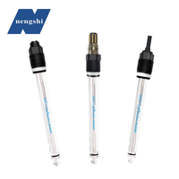 Sonde d'électrode pH pour eau pure, économique, plage 0-14pH, diaphragme PTFE, capteur à double jonction liquide, personnalisable OEM/ODM, haute précision
