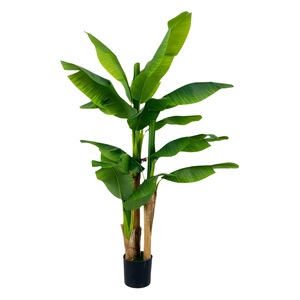 Piante Artificiali da 60cm-270cm Banano Artificiale Piante Finte in Vaso per Decorazione di Interni Negozi e Case - Product Image 5