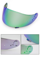 Casque de moto avec visière de remplacement intégrale Vintage visière transparente lentille Motocross équitation rétro demi-casq