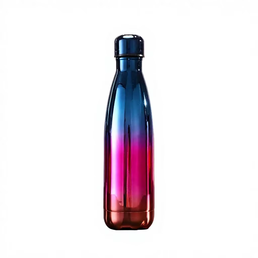 Hot pink and gold and blue