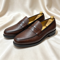 Chaussures en cuir respirantes pour hommes, mocassins, chaussures habillées en cuir, chaussures de gentleman