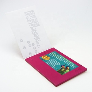 Tarjeta de agradecimiento de lujo, pantalla digital de negocios pequeña, tarjetas de regalo, caja de vídeo, tarjeta de promoción lcd - Product Image 3