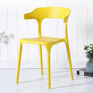 Juego de mesa de comedor de silla de cuero genuino de madera curvada de diseño contemporáneo con 4 sillas