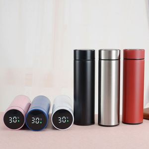 XDH323 Customized Logo Double Wall Insulated 500ml Vacuum Flask Custom Digital <b>Thermo</b> Water Bottle With Led Temperature Display - Product Image 2