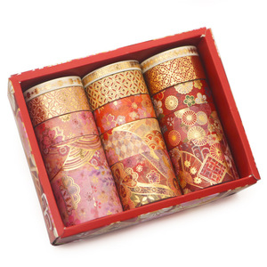 Ruban Washi à motif floral japonais, largeur 15 mm, longueur 2 m, pour la décoration de journaux et les fournitures artisanales - Product Image 5