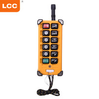 Télécommande radio pour grue à vitesse unique, étanche, 10 boutons, F23-BB LCC, pour équipement de construction