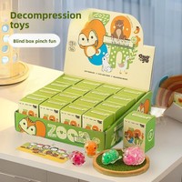 Lot de 16 boîtes de balles moelleuses en plastique, modèle Zhejiang, boîte mystère, jouet à pincer et à presser, anti-stress créatif