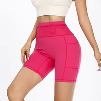 Nouveaux shorts de sport transfrontaliers 2026 – Double couche, évacuation de l'humidité, unisexe, pour marathon, course à pied, yoga, compression, été
