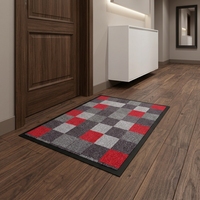 Tapis de bienvenue personnalisé pour intérieur et extérieur, tapis en nylon avec logo imprimé, base en caoutchouc, pour bureau immobilier