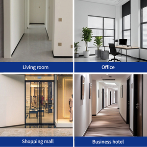 Tùy chỉnh-thực hiện hợp kim nhôm vật liệu trang trí bằng gỗ Ốp chân tường LED dòng thiết bị Ốp chân tường Hội Đồng Quản trị với nhà phòng khách - Product Image 4