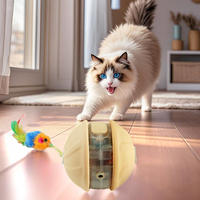 Vente en gros Balle pour chat intelligente et électrique à déplacement automatique et rechargeable Jouets interactifs pour chat Balle avec queue Accessoires
