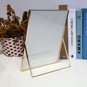 8*10 hình ảnh khung kim loại vàng khung ảnh khung trang trí nội thất với plexiglass Bìa độ nét cao Kính Bàn hình ảnh hiển thị - Product Image 6