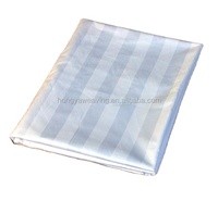 Tissu tissé rayé en polyester de qualité supérieure pour la maison, tissu de literie uni de 1 cm, tissu microfibre gaufré
