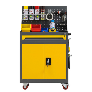 Oem thép không gỉ công nghiệp hội thảo công cụ Tủ xe đẩy với có thể khóa ngăn kéo mạnh mẽ Khả năng chịu tải Modular thiết kế - Product Image 1