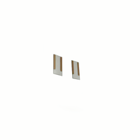 Verre enduit conducteur d'ITO de clarté élevée 75*25*1.1mm 5-10 ohms/sq verre trempé ultra clair anti UV pour les écrans électroniques