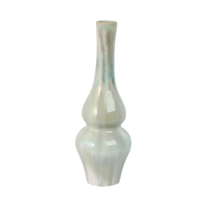 Vaso Scultoreo Alto in Ceramica per Arredamento Soggiorno, Vaso Decorativo per Fiori da Esposizione su Mensola Camera da Letto, Accento per la Casa - Product Image 4