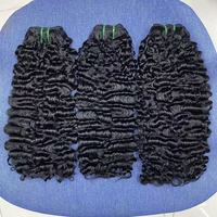 Lots de Cheveux Bouclés Naturels Vietnamiens et Birmans Doublement Étirés Grade 13A, Cuticules Alignées, Sans Perte, Vente en Gros