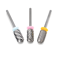 Precise Nail Beauty Supply 2XC Grande fraise à ongles en carbure à tête arrondie, non revêtue, pour gel, pour ponceuse à ongles