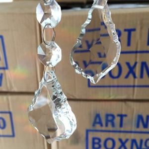 프리미엄 수제 DIY 여성용 귀걸이 목걸이 쥬얼리 16/22/28mm 시뮬레이션 크리스탈 메이플 리프 꽃잎 사랑 구슬 가닥 크리스탈 - Product Image 6