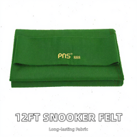 Tapis de billard en pure laine verte S.Q.F, tissu de snooker haute densité et lisse pour table de billard 7ft/8 boules/mini/convertible, idéal pour la maison