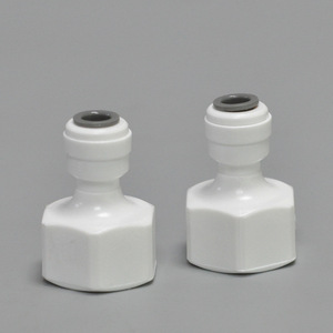 Conector para Purificador de Agua, Adaptador Recto de 4 a 2 Roscas Internas para Conexión de Tuberías de Sistemas de Ósmosis Inversa (RO) - Product Image 3