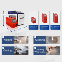 Machine de soudage laser à fibre à vitesse rapide, soudeuses laser 4 en 1, soudeuse laser portable 1500w
