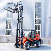 Chariot élévateur tout-terrain diesel 3-5 tonnes 4x4 à quatre roues motrices, meilleur prix du fabricant chinois, conforme aux normes EPA