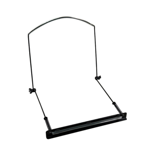 Supports pour instruments à vent H-10B, métal et caoutchouc revêtus de noir, support pour harmonica - Product Image 1
