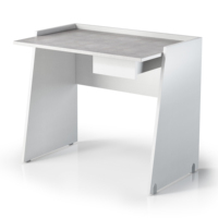 Bureau de travail moderne haut de gamme en bois italien Terraneo EL274BC avec tiroir - Meubles de luxe