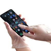 Guangzhou Prix du fabricant Gants jetables en vinyle Gants en PVC imperméables de bonne qualité pour l'industrie alimentaire 100 pièces par boîte