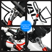 RIDERACE Ensemble d'outils à cliquet pour vélo Outil multifonction Vélo Clé Allen Clé dynamométrique Clé à cliquet 1/4 pouces T25 Tournevis
