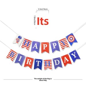 Decorazioni Personalizzabili per Feste di Compleanno e Giornata dell'Indipendenza 2026, Vendita all'Ingrosso - Product Image 1
