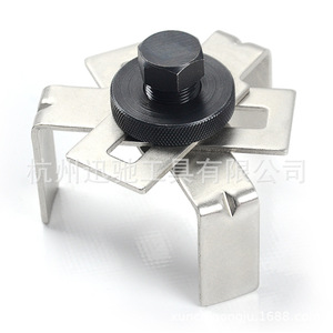 Triangular Fuel Tank Cap Wrench 75-160mm Adjustable Carbon Steel Mechanical Automotive Repair <b>Tool</b> - Product Image 3