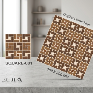 Carreaux de sol en céramique numérique Matt 300x300mm en relief Punch Designer 400x400 40x40 30x30 Carreau émaillé en porcelaine de stationnement - Product Image 5