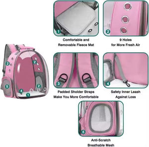 Mochila Burbuja Transparente y Ventilada para Mascotas, Transportín para Gatos y Perros, Venta al Por Mayor - Product Image 2